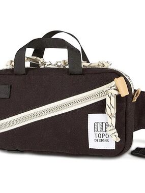 FP Movement by Free People Black and Cream Belt Bag